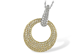 A244-48531: NECK 1.64 YELLOW DIAS 1.90 TW
