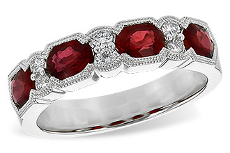 A245-38522: LDS WED RG 1.66 RUBY 1.84 TGW (5x4MM RUBY)