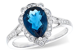 A328-15804: LDS RG 2.25 LONDON BLUE TOPAZ 2.47 TGW (10x7 PS)