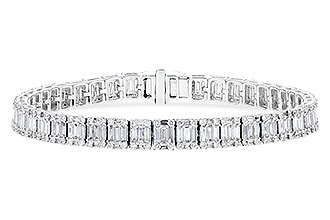 B329-02149: BRACELET 2.72 TW BAGUETTES 4.10 TW