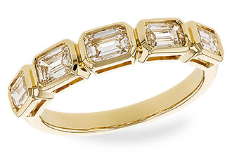 C329-04904: LDS DIA WED RG 1.20 TW EMERALD CUTS