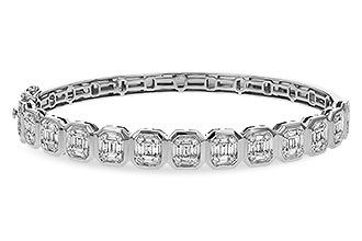C329-91249: BANGLE .81 TW BAGUETTE 1.00 TW