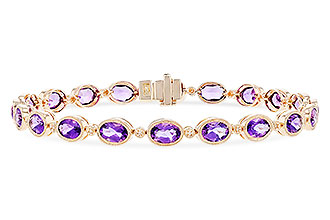 D329-02158: BRACELET 6.86 TW AMETHYST 6.90 TGW