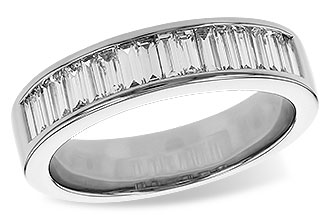 D329-91249: LDS DIA WED RG .70 TW BAGUETTES