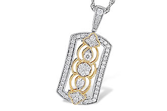 E328-14895: NECKLACE .33 TW