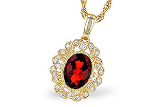 E329-02149: NECK 1.40 GARNET 1.54 TGW (8x6MM GAR)