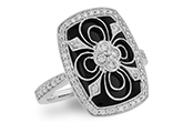 G055-41231: LDS ONYX & DIA RG .44 TW