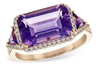 H245-37585: LDS RG 3.48 TW AMETHYST 3.70 TGW (12x8MM)