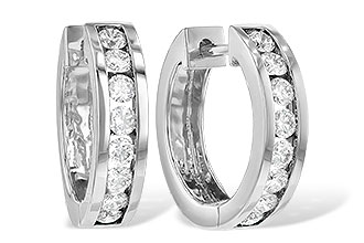 K240-84831: EARRINGS 1 CT TW