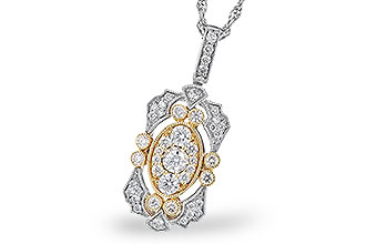 K328-14858: NECKLACE .50 TW