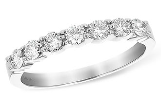 L148-14903: LDS DIA WED RG .50 TW (7 STONES)