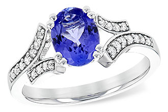 L245-43085: LDS RG 1.15 TANZANITE 1.30 TGW